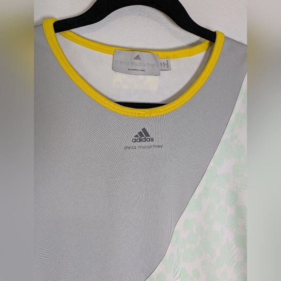 Stella McCartney for adidas Women's coloblock pattern Crew Neck Top Medium Eu40 - Picture 2 of 13
